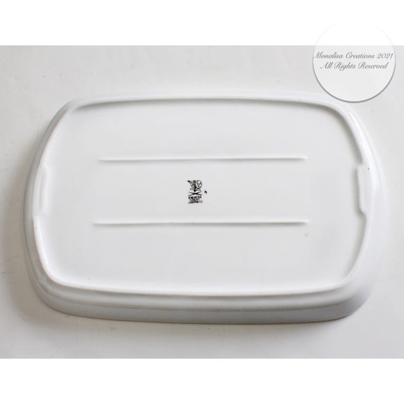 Kalocsa Hungary 8pc Porcelain Set Decanter Cups + Tray 'Traditional' Pattern - Picture 15 of 16